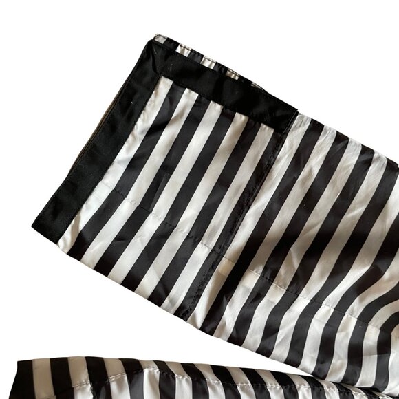 Carlisle Womens Striped Jacket Size 8 UK 10 Nylon & Polyester Black & White With - Picture 10 of 11